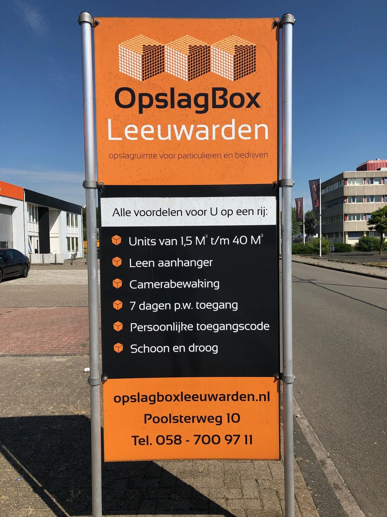 Opslagbox Leeuwarden Außenansicht